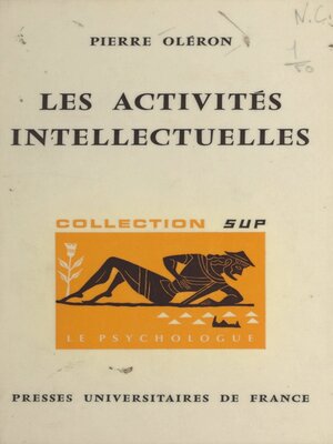 cover image of Les activités intellectuelles